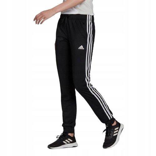 ADIDAS CZARNE SPODNIE DRESOWE Z BIAŁYMI LAMPASAMI XS 2DA
