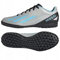 Buty sportowe męskie - Buty Adidas X Crazyfast MESSI.4 Tf IE4069 46 Szare - miniaturka - grafika 1