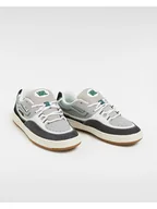 Trampki damskie - Vans Skórzane sneakersy w kolorze beżowo-antracytowym - miniaturka - grafika 1