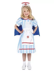SMIFFYS dla dzieci tradycyjnych siostra kostium peleryna, sukienka z i kuchenny, rozmiar: M, 38646, niebieski 38646S - Stroje karnawałowe - miniaturka - grafika 1
