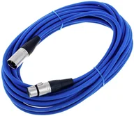 Kable - Kabel przewód mikrofonowy XLR XLR 10 m niebieski The sssnake - miniaturka - grafika 1