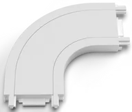 Lampy pozostałe - Kątowy łącznik do szynoprzewodu Gamma AZ5327 1-fazowy biały - miniaturka - grafika 1