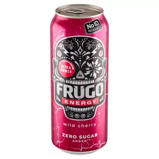 Frugo Energy Wild Cherry Gazowany napój 500 ml - Napoje energetyczne i izotoniczne - miniaturka - grafika 1