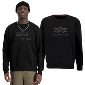 Odzież taktyczna i umundurowanie - Bluza Alpha Industries Basic Carbon 146311 515 - Czarna M - miniaturka - grafika 1