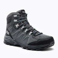 Buty trekkingowe męskie - Buty trekkingowe męskie Jack Wolfskin Refugio Texapore Mid szaro-czarne 4049841 47 eu - miniaturka - grafika 1