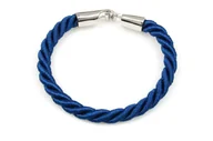 Bransolety męskie - Bransoletka Męska Żeglarska Granatowa Lina - miniaturka - grafika 1