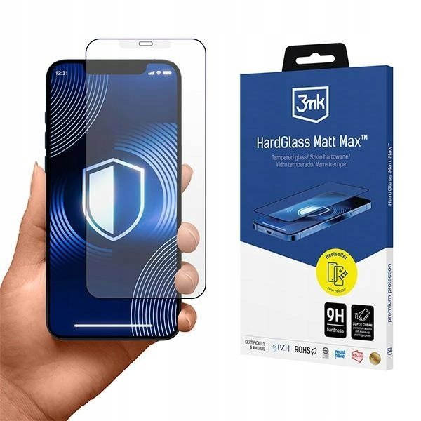 SZKŁO HARTOWANE 3MK HARDGLASS MATT MAX DO APPLE IPHONE XR / 11