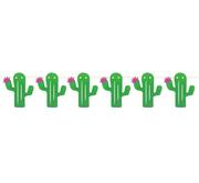 Dekoracje sali - GO Girlanda brokatowa Kaktusy - 250 cm RV-GKAK - miniaturka - grafika 1