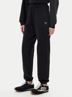 Spodnie sportowe damskie - Guess Spodnie dresowe V5YB17 KCRP0 Czarny Regular Fit - miniaturka - grafika 1