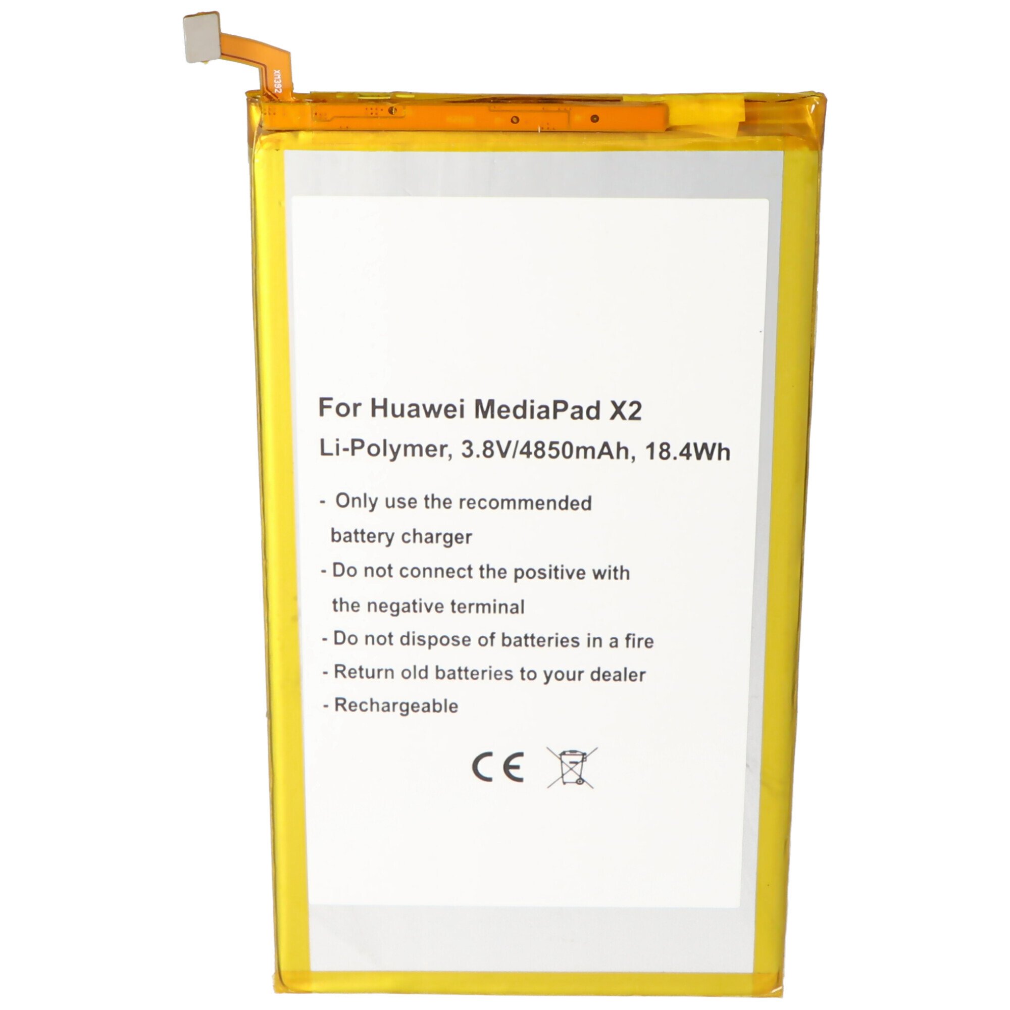 Bateria odpowiednia dla Huawei 7D-501U Bateria 7D-503LT, GEM-702L Mediapad X2, Mediapad X1 7.0, Mediapad X1 7.0 3G, Mediapad X1 7.0 LTE