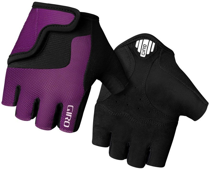 Rękawiczki juniorskie GIRO BRAVO JR krótki palec throwback purple roz. L obwód dłoni od 162 mm / dł. dłoni od 165 mm NEW 2025