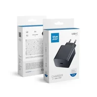 Ładowarki do telefonów - Blue Star Ładowarka sieciowa Uniwersalna ze złączem USB-C - 3A 25W z funkcją ładowania PD i QC 4.0 - miniaturka - grafika 1