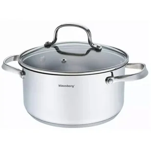 Klausberg Garnek stalowy 3.3L 20cm KLAUSBERG Premium 18/10 [KB-7213] KB-7213 - Garnki - miniaturka - grafika 1