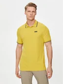 Koszulki męskie - Helly Hansen Polo Kos Polo 34068 Żółty Regular Fit - miniaturka - grafika 1