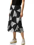 Spódnice - Street One Damska plisowana spódnica midi, czarny (czarny), 40W - miniaturka - grafika 1