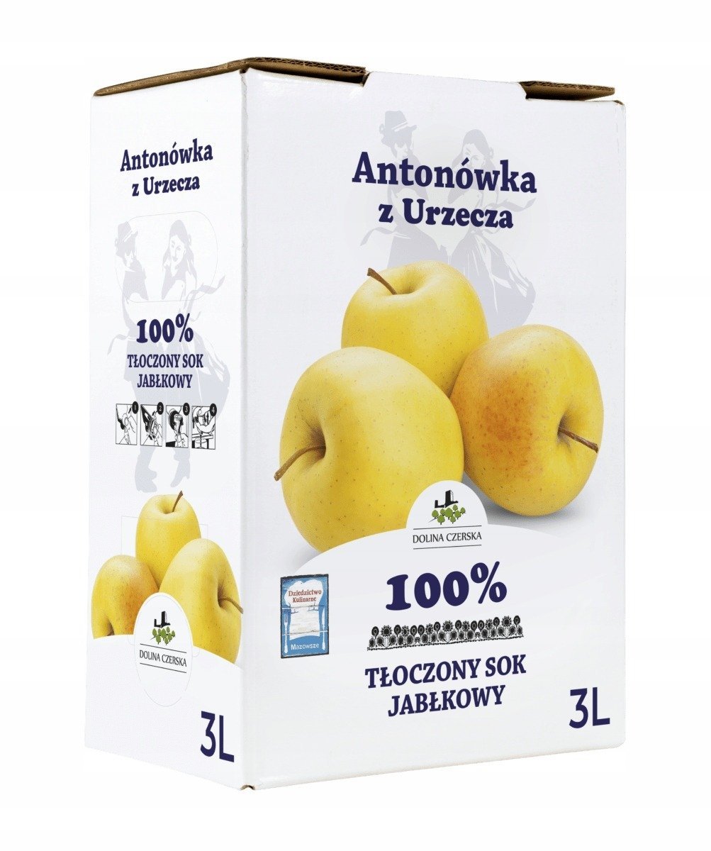 Sok jabłkowy Antonówka NFC 3 litry