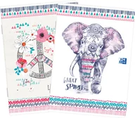 Zeszyty szkolne - Oxford Allmix Zeszyt BOHO A6 48k kratka 400114803 - miniaturka - grafika 1