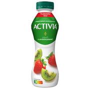 Kefiry, jogurty, maślanki - Activia - Jogurt pitny o smaku truskawki i kiwi - miniaturka - grafika 1