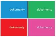 Dyplomy i okładki - Okładka na dokumenty Duo PVC Modern mix - Centrum - miniaturka - grafika 1