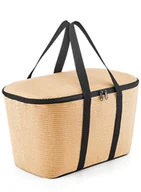 Torby i wózki na zakupy - Torba termiczna Reisenthel Coolerbag - raffia black - miniaturka - grafika 1