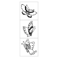 Scrapbooking - Aladine Stempel, motyle - miniaturka - grafika 1