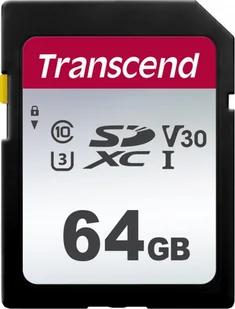 Karta Transcend 300S SDXC 64 GB Class 10 UHS-I/U1 V10 1_751302 - Karty pamięci - miniaturka - grafika 1