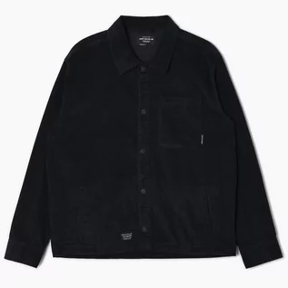 Koszule męskie - Cropp - Czarna koszula sztruksowa - Czarny - grafika 1