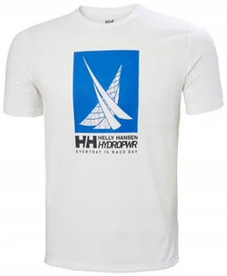 Koszulka Męska Helly Hansen UP40+ Hp Race Żagiel Antybakteryjna White S - Koszulki męskie - miniaturka - grafika 1