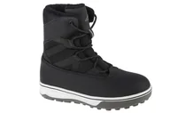 Śniegowce damskie - 4F Kids Snow Boots 4FJAW22FSBSF005-20S, dla dziewczynki, śniegowce, Czarne - miniaturka - grafika 1