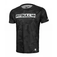 Odzież taktyczna i umundurowanie - Koszulka Mesh Rashguard Pit Bull Performance Pro plus Net Camo Hilltop II - All Black Camo - miniaturka - grafika 1