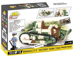 Cobi, czołg z HC GREAT WAR RENAULT FT 302 KL. - Klocki - miniaturka - grafika 1