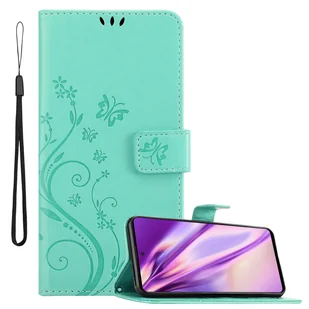 Pokrowiec Cadorabo do Samsung Galaxy A51 5G w kolorze turkusowym pokrowiec ochronny na telefon komórkowy etui w kwiaty etui w kwiaty - Etui i futerały do telefonów - miniaturka - grafika 1
