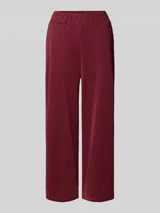 Spodnie materiałowe z elastycznym pasem - Spodnie damskie Spodnie materiałowe z elastycznym pasem - Spodnie damskie - miniaturka - grafika 1