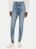 Spodnie damskie - Polo Ralph Lauren Jeansy 211890095001 Niebieski Super Slim Fit - miniaturka - grafika 1