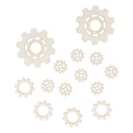 Scrapbooking - EKO-DECO, zestaw zębatek, kartonowy - miniaturka - grafika 1