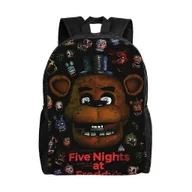 Torebki damskie - Plecak 1385HE Five Nights At Freddy's School Bag Plecak z kreskówek Modna torba chłopięca Tornister studencki Plecak podróżny1385BE 16.1 X 11.8 X 4... - miniaturka - grafika 1