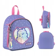 Plecaki szkolne i tornistry - Plecak do przedszkola dla dziewczynki fioletowy MY LITTLE PONY Kite - miniaturka - grafika 1