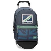 Torby na laptopy - Pepe Jeans Tom Plecak na laptopa Podwójna komora z wózkiem 15,6" Niebieski 31x44x15 cms Poliester 23.87L, niebieski, Talla única, Plecak na laptopa Podwójna komora z wózkiem - miniaturka - grafika 1