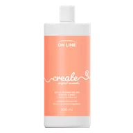 Żele pod prysznic dla mężczyzn - On Line Create, płyn do kąpieli i żel pod prysznic 2w1, bursztyn i mleczko migdałowe, 900 ml - miniaturka - grafika 1