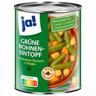 Szybkie dania obiadowe - Gulasz z zielonej fasolki z wędzonym boczkiem 800 g z Niemiec - miniaturka - grafika 1