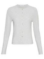 Swetry damskie - MOSS COPENHAGEN Kardigan w kolorze szarym - miniaturka - grafika 1