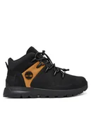 Buty dla chłopców - Timberland Trzewiki Sprint Trekker Mid Bungee Trainer TB0A6BXDEMJ1 Czarny - miniaturka - grafika 1