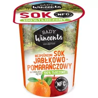 Soki i napoje niegazowane - Sady Wincenta Sok w Kubku o smaku Jabłkowo-Pomarańczowy 100 Procent Tłoczony - miniaturka - grafika 1