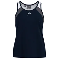 Koszulki sportowe damskie - Damski podkoszulek Head  Club 22 Tank Top Women Dark Blue M - miniaturka - grafika 1