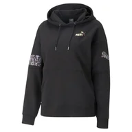Bluzy damskie - Bluza Z Kapturem Puma Power Nova Shine Colorblock - miniaturka - grafika 1