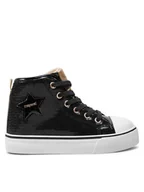 Buty dla dziewczynek - Mayoral Trampki 44493 Czarny - miniaturka - grafika 1