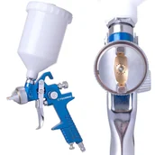 Pozostałe narzędzia pneumatyczne - Pistolet Lakierniczy Malowania HVLP Dysza 1,7mm 600ml - miniaturka - grafika 1