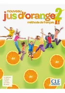 Książki do nauki języka francuskiego - Jus d'orange nouveau 2 A1 Podręcznik + DVD - miniaturka - grafika 1