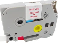 Taśmy do drukarek barwiące - MediaRange MediaRange Schriftbandka. Brother TZ-232/TZe-232 12mm 8m rot - miniaturka - grafika 1