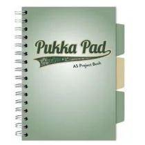 Kołozeszyt Pukka Pad A5 Project Book Sage kratka - Zeszyty szkolne - miniaturka - grafika 1